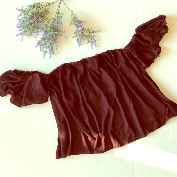 Free People velvet crop, S - Picture 2 of 2